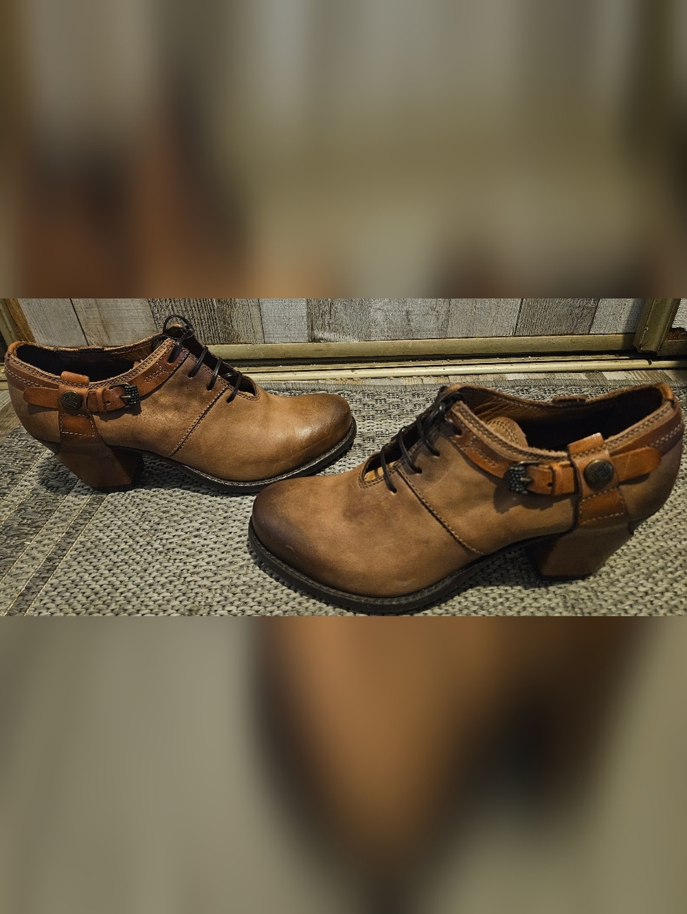 Area Forte Made In Italy Leather Heels, Like New, EU41